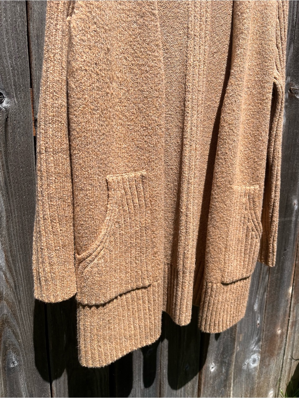 Christian Siriano New York tan open cardigan duster size XS - Picture 6 of 11